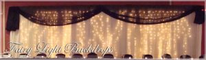 Fairylight Backdrops for Weddings