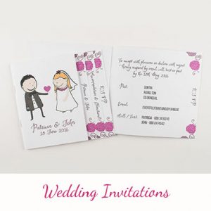 Personalised Wedding Invitations