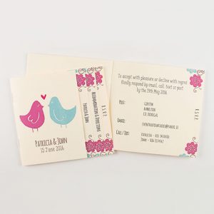 Blossom Personalised Wedding Invitation
